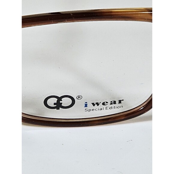 GIANNI PO WOMEN'S EYEGLASSES GP 2603 55-17 145 Brown Tortoise NWT DEMO LENSES - Picture 8 of 16